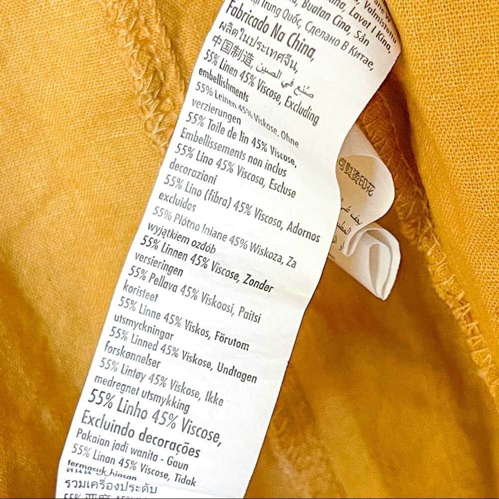 Cotton On Golden Yellow Ruffle Shoulder Dress - Picture 6 of 6
